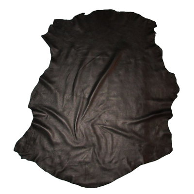 #ad Ultra Premium Black Lambskin Thin 1.5 oz Leather Hide Lining Garment Bookbinding $20.99