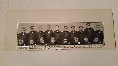 #ad Purdue Boiler Makers University 1908 Football Team Picture VERY RARE $24.99