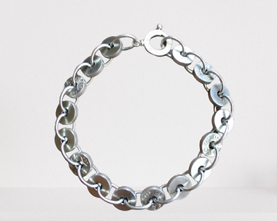 #ad Tiffany Circle Bracelet 925 Silver Jewelry T amp; Co Original Accessory $346.00