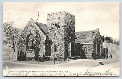 #ad Briarcliff Manor New York Congregational Church 1906 Bamp;W TUCK Postcard $10.00
