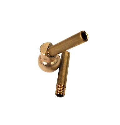 #ad 2pcs 1quot; Long Brass Coolant Ball Nozzle Extension Tube M6 x 1.0 Thread for CNC La $9.99