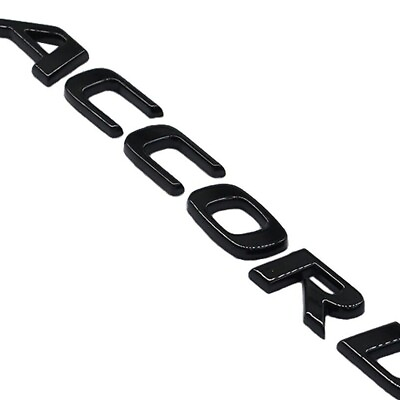 #ad For 2018 2021 Accord Sport Gloss Black Sticker Nameplate Emblem Rear Badge $17.29