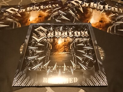 #ad SABATON ATTERO DOMINATUS DOUBLE LP IN GATEFOLD WITH POSTERS LIGHTLY USED GBP 29.99