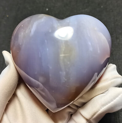 #ad Rare 230G Natural Polished Orbicular Ocean Jasper Heart Reiki Healing YU860 $35.91