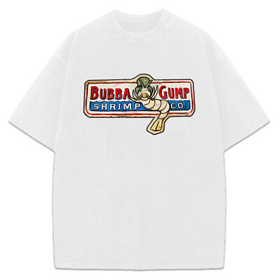 #ad Forrest Gump Bubba Shrimp Co. Vintage Movie Graphic Design T Shirt $23.95