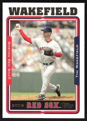 #ad 2005 Topps Tim Wakefield #74 Boston Red Sox $1.55