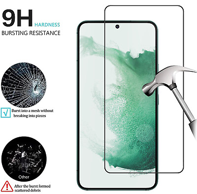 #ad Ultra Clear Screen Film Tempered GLASS for Samsung S22 S21 Plus – New Version $12.90