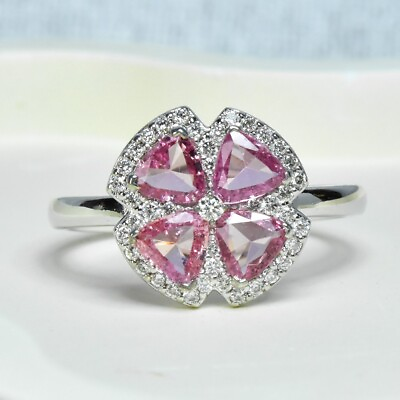 #ad CERTIFIED* Sapphire Diamond Ring in 18K WHITE GOLD 1.09ct amp; 0.22ct E VVS Dia $1780.00