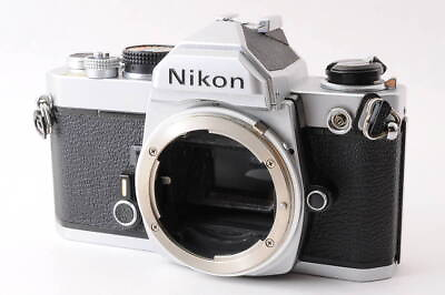 #ad Nikon Fm Silver Body Focus Film Camera Lens 2643 $146.13