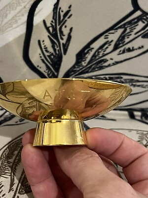#ad RARE ATamp;T Ricoh 1985 Employee Gift 24k Gold Plated Trinket Dish $80.99