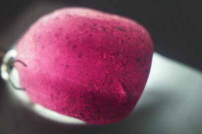 #ad Sea Glass 8.53g Purple Red Blood Ruby Pink Barrier Islands XL JQ #bst41 $59.99