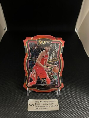 #ad 2017 18 Panini Select Red Die Cut Rookie RC ZHOU QI #108 135 $9.97