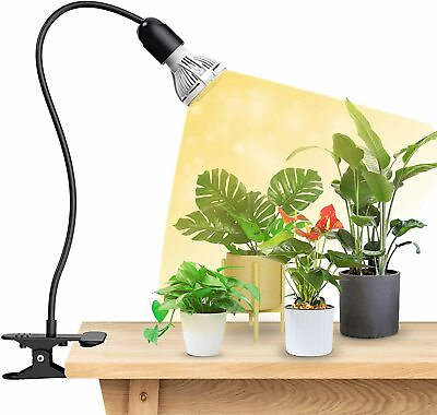 #ad SANSI 10W LED Grow Light Full Spectrum Sunlike Indoor Clip on Grow Lamp 150W Equ $20.39