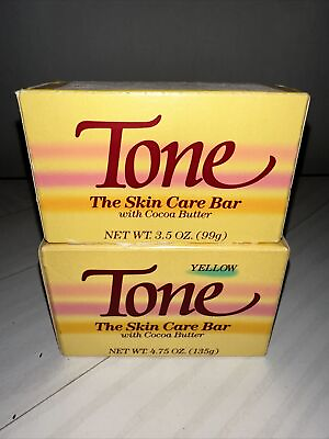 #ad Lot Of 2 New Vintage Tone With Cocoa Butter One 3.5oz amp; 4.75oz Yellow $36.00