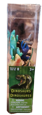 #ad Dinosaurs Pack Of 8 Assorted Ages 3 Plastic Toys $11.99