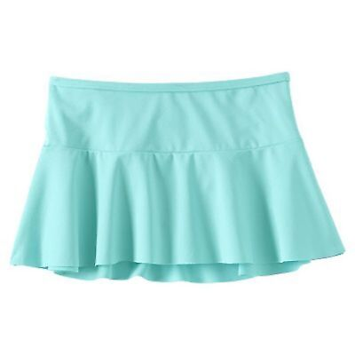 #ad Lands#x27; End Swim Mini Skirt in Crystal Aqua Size Girls 12 $14.00