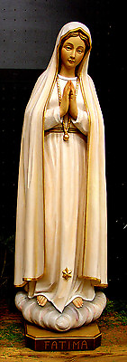 #ad Große Fatima Madonna Muttergottes Maria Holy Mary Holz wood NEU EUR 1900.00