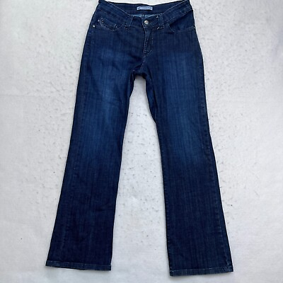 #ad Lee Slender Secret Denim Jeans Women Size 8 Short Blue Lower On The Waist Cotton $14.00