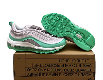 #ad Nike By You Air Max 97 #x27;Teal Lavenderquot; DJ3180 991 Womens Size 7.5 No Box $75.00