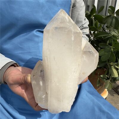 #ad 5.72LB TOP Natural Clear Quartz Cluster Mineral specimen Crystal point Healing $209.70