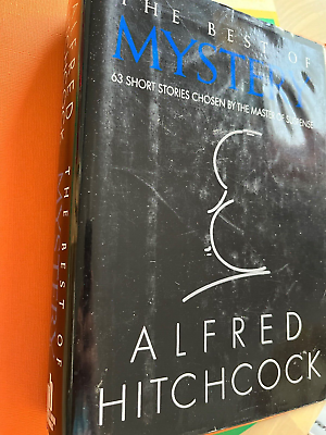 #ad Alfred Hitchcock The Best of Mystery 63 Short Stories Hardcover DJ Good Cond $8.99