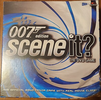 #ad 007 James Bond 2004 Edition Scene It Factory Sealed Brand New Board Game $15.00