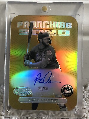 #ad 2020 Pete Alonso On Card Auto 50 Topps Bowman’s Best “Franchise 2020” #F20 PA $64.99
