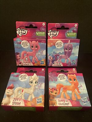 #ad Lot Of 4 My Little Pony Crystal Theme Figures New In Box 2022 $6.99