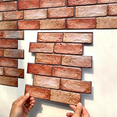 #ad 3D Imitation Brick Wall Stickers Home Decor PVC Self adhesive Wallpaper Decal $30.75