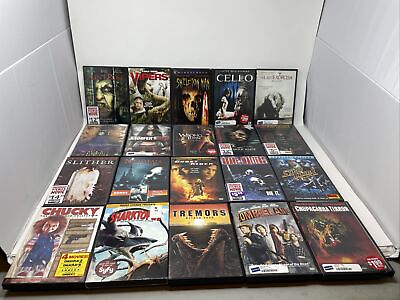 #ad Big lot of 20 vintage Horror Movies on DVD untested as is $30.00