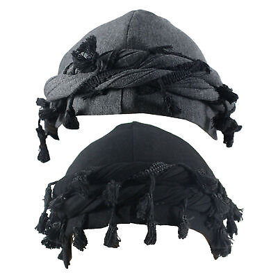 #ad Turban For Men Turban Durag Satin Lined Turban Head Wraps For Men Vintage Head $14.03