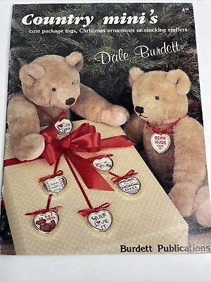 Burdett Publications Country Mini#x27;s Christmas Ornaments Cross Stitch Pattern $7.50