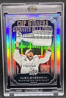 #ad Alex Ovechkin RARE RAINBOW STANLEY CUP REFRACTOR INVESTMENT CARD SSP CAPITALS $44.99