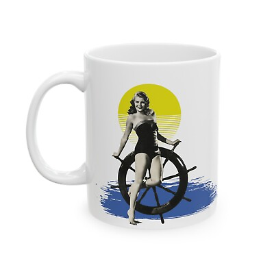 #ad Rita Hayworth 11oz Ceramic Mug Old Hollywood Collection Set Sail with Flavor $18.74