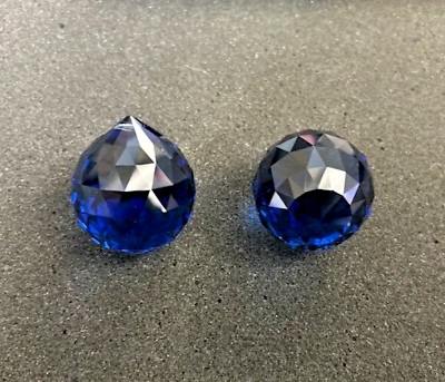 #ad Swarovski Crystal: 8558 Series Crystal Ball 40mm Dark Sapphire $10.99