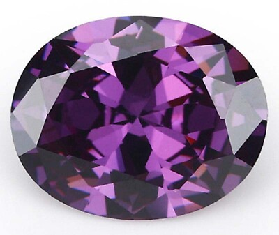 #ad 13x18 mm AAAAA Natural Purple Amethyst 18.19 ct Oval Faceted Cut VVS Loose Gems $14.99