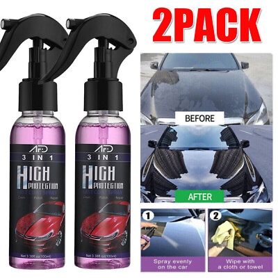 #ad 2Pack Multi functional Coating Renewal Agent Quick Coating Spray High Protection $12.45