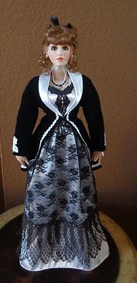#ad Marilynn Aldred Titanic Molly Brown Porcelain Doll 25 Inch 1999 $449.00