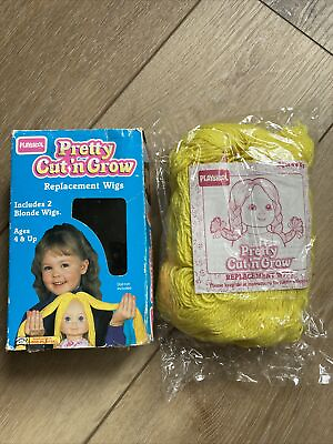 #ad Vintage Playskool Pretty Cut’n Grow Replacement Wigs DOLL NOT INCLUDED $14.99