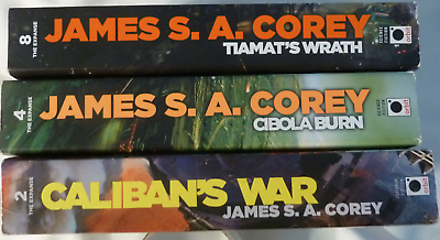 #ad THREE 3 JAMES S. A. COREY trade paperbacks in THE EXPANSE: Books 2 4 8 $17.50