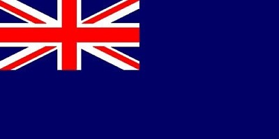 #ad BRITISH BLUE ENSIGN FLAG 3ft x 5ft 100% Polyester With 2 Metal Eyelets $9.95