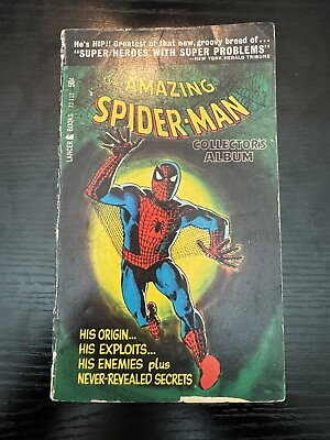 #ad 1966 The AMAZING SPIDER MAN Collector#x27;s Album Lancer Book Stan Lee Ditko $11.95
