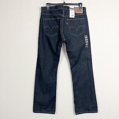 #ad Levi’s 527 Boot Cut Men’s Jeans Dark Wash Measures 38x32.5 NWT ** $39.98