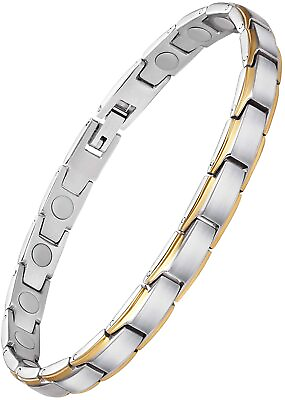 #ad Magnetic Bracelet for Women Arthritis Pain Relief Sleek Magnet Therapy Bracelets $50.36