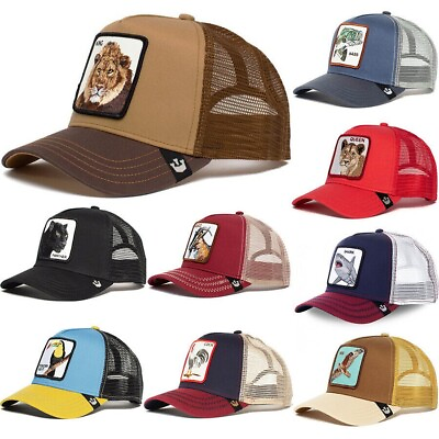 #ad Men Animal Farm Trucker Cap Mesh Baseball Hat Goorin Bros Style Snapback Hip Hop $9.99