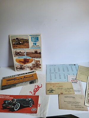 #ad Ephemera Paper Vintage Lot Map Bricures Etc C $12.99