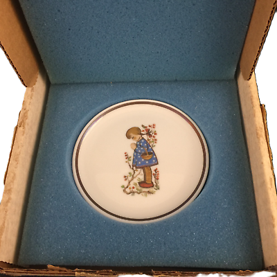 #ad Berta Hummel Miniature Collector Plate Devotion to Mother Museum Schmid VTG 1975 $12.99
