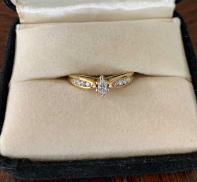 #ad Diamond Ring in 10kt Gold $250.00