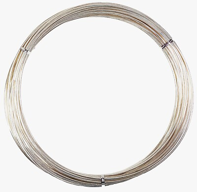 #ad 925 Sterling Silver Wire Round Half Hard 10 30 Gauge 1 10 ft USA $138.99