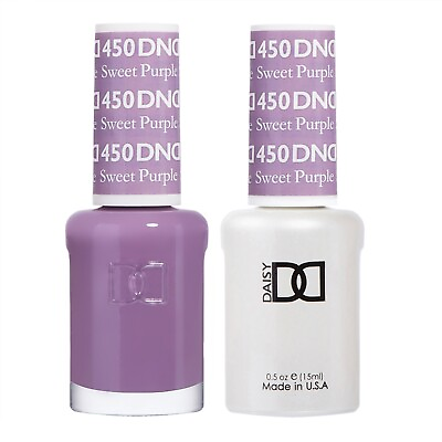 #ad DND Daisy Sweet Purple 450 Soak Off Gel Polish .5oz LED UV DND gel duo DND 450 $10.90